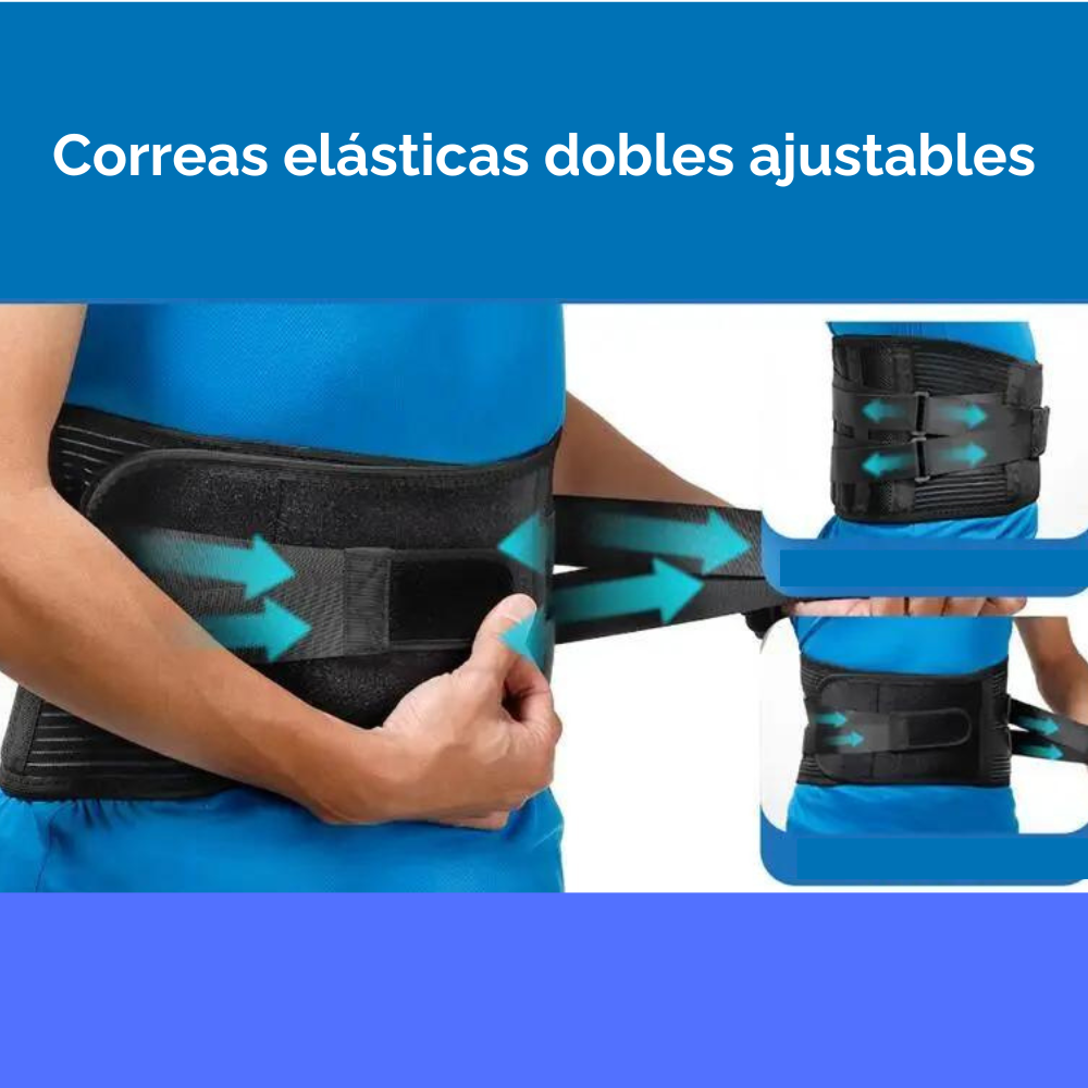 Faja de Soporte para Espalda Ajustable