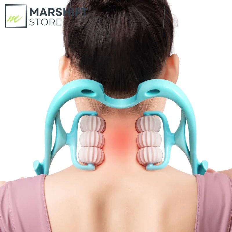 Auto Masajeador Cervical Automático-Relajación en Casa